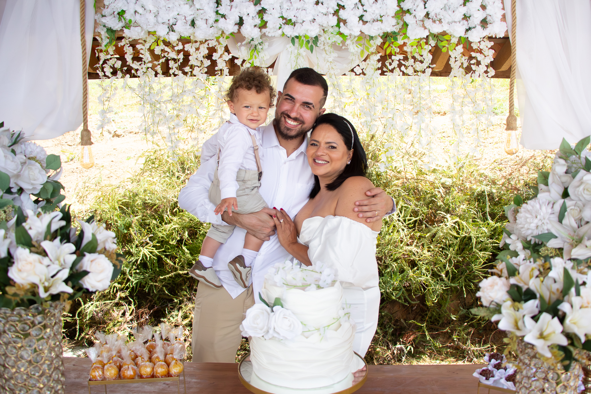 Silvana e Bruno durante ensaio de casal